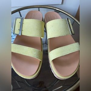 Yellow Sorel Sandals